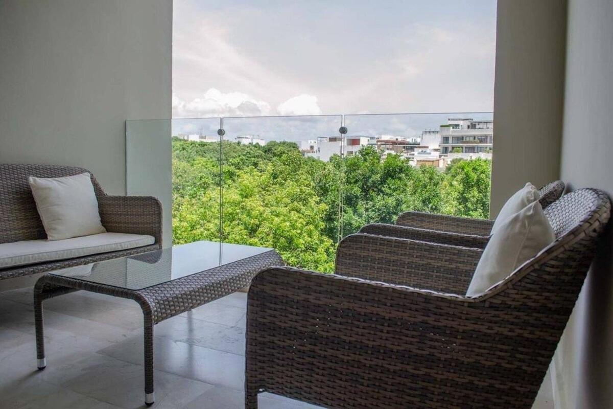 1 Rec. | A Pasos De La Playa | Roof C/Vista Al Mar Lägenhet Playa del Carmen Exteriör bild
