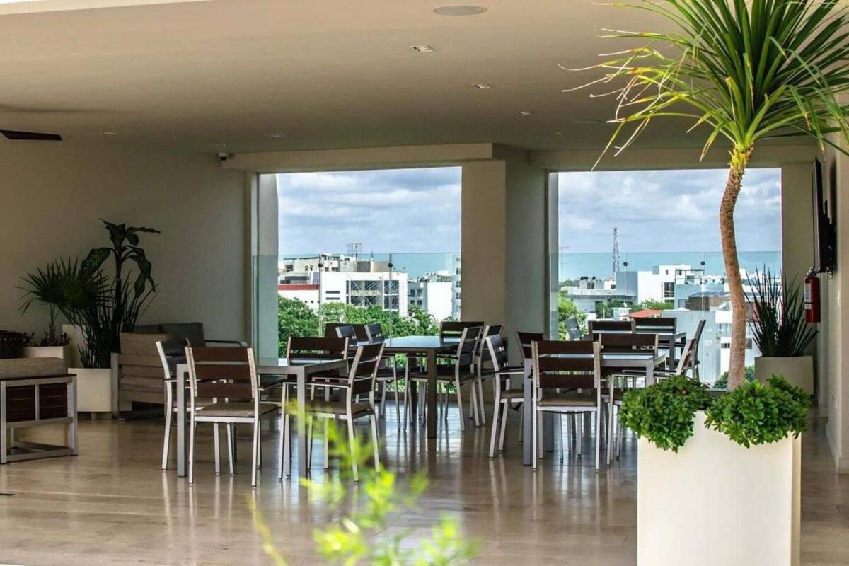 1 Rec. | A Pasos De La Playa | Roof C/Vista Al Mar Lägenhet Playa del Carmen Exteriör bild