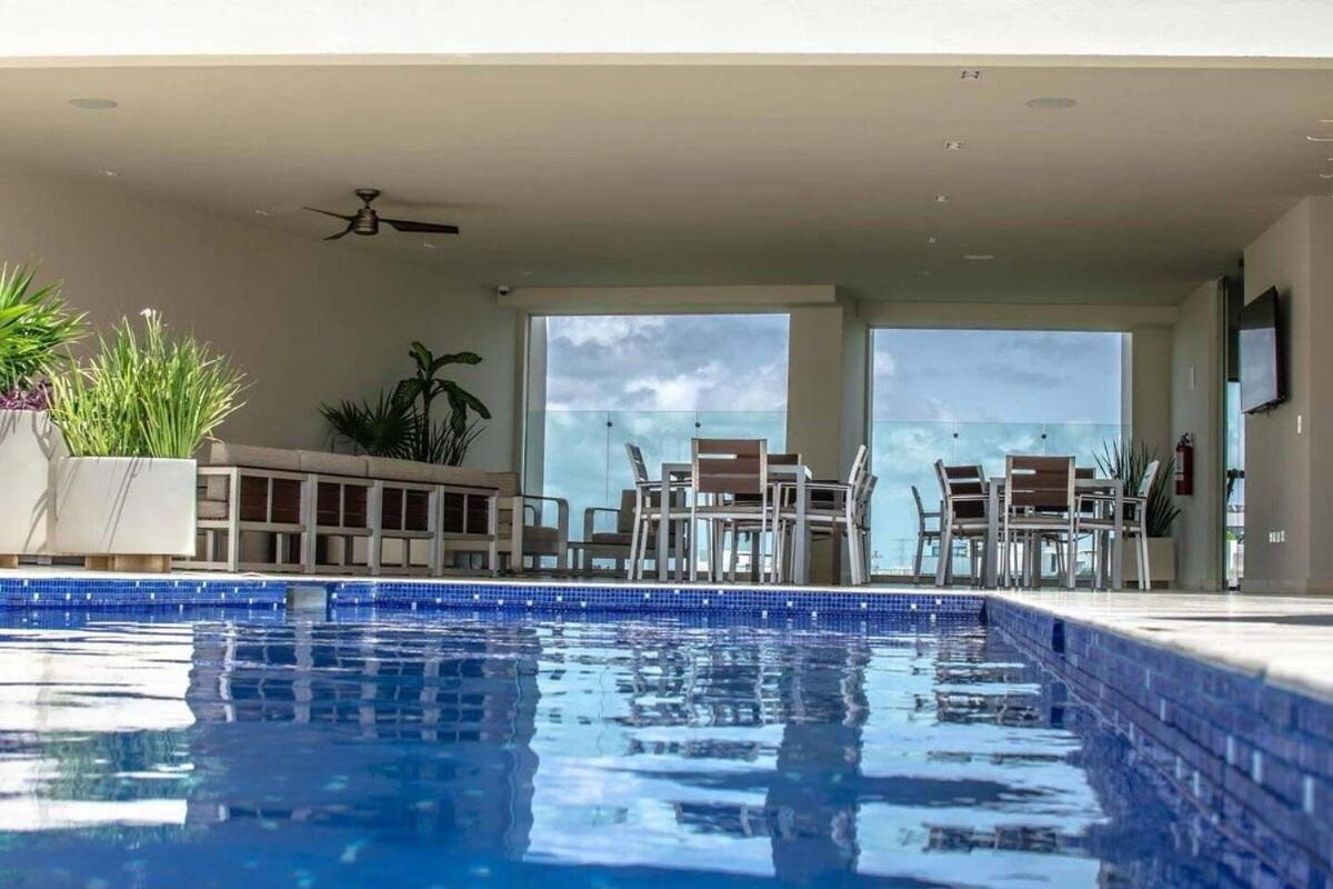 1 Rec. | A Pasos De La Playa | Roof C/Vista Al Mar Lägenhet Playa del Carmen Exteriör bild