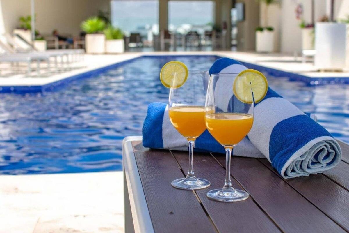 1 Rec. | A Pasos De La Playa | Roof C/Vista Al Mar Lägenhet Playa del Carmen Exteriör bild