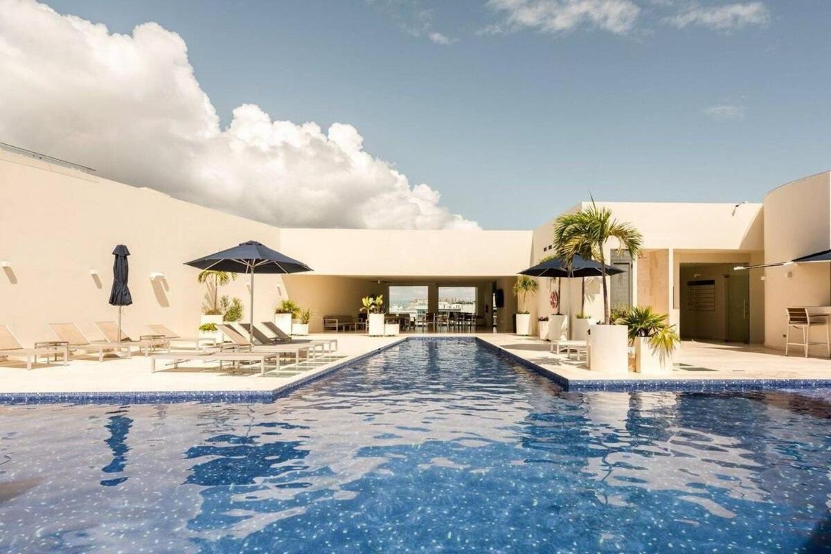 1 Rec. | A Pasos De La Playa | Roof C/Vista Al Mar Lägenhet Playa del Carmen Exteriör bild